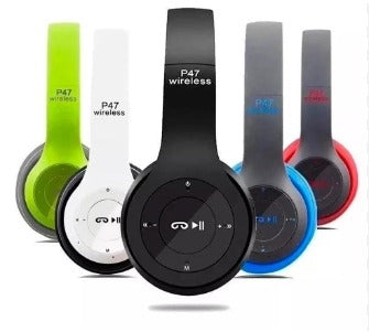Audífonos inalámbricos P47 con tecnología Bluetooth 5.0.
