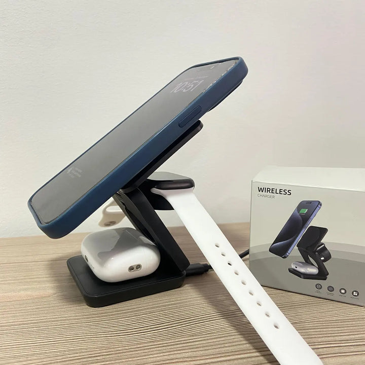 Cargador plegable 3 em 1